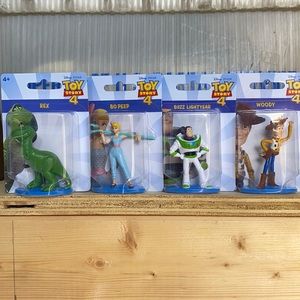 Disney Toy Story Figurines lot of 4 in Box PIXAR